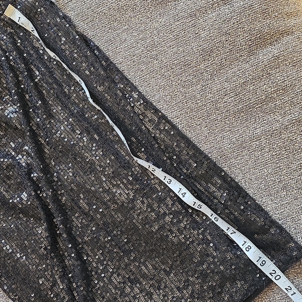 Black Sequin Mini Dress - Picture 6 of 6